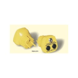 7804874 Wtyczka uziemiająca 2x gniazdo wtykowe 4mm/1x zatrzask 10mm