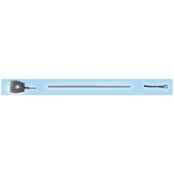 7804886 Kabel uziemiający zatrzask 10mm/2x gniazda bananowe/oczko 5.3mm