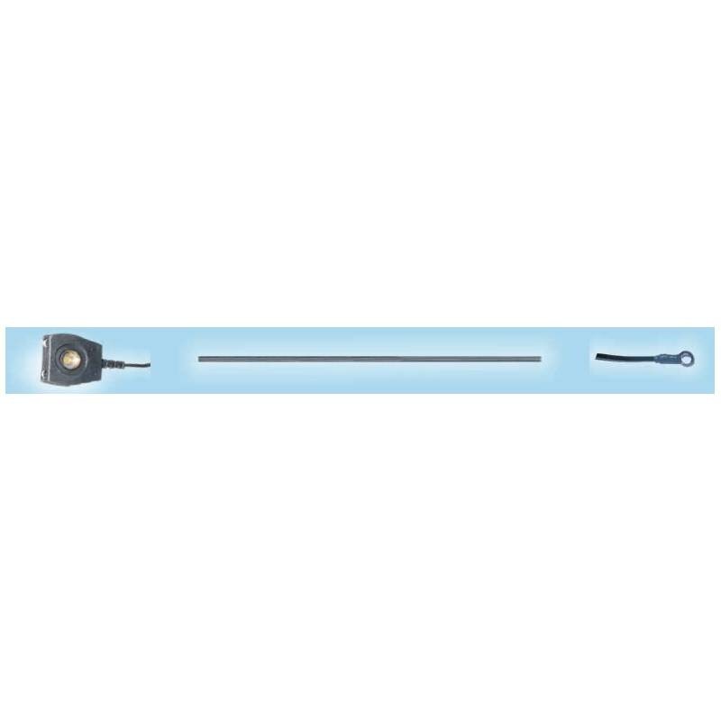 7804886 Kabel uziemiający zatrzask 10mm/2x gniazda bananowe/oczko 5.3mm 7804886 Kabel uziemiający zatrzask 10mm/2x gniazda bananowe/oczko 5.3mm