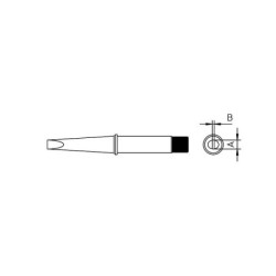 CT6 E7 grot obustronnie ścięty 7 mm - 370°C