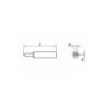 XNT L grot lutowniczy 2.0 x 1.0 mm, typ wkrętak