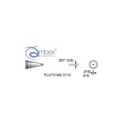 MS 3110 grot lutowniczy 0.8 x 0.4 mm, typ wkrętak