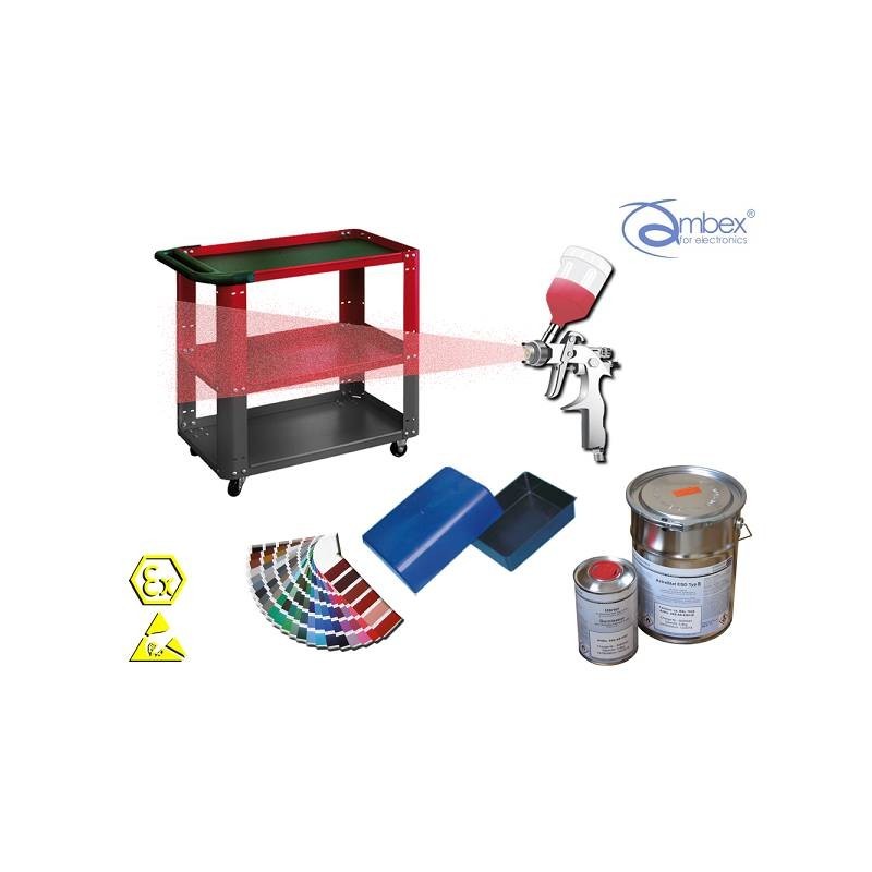 AstraStat, typ B farba rozpraszająca, kolor szary RAL 7035 AstraStat, typ B farba rozpraszająca, kolor szary RAL 7035