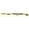 6604.809 Kabel spiralny do opaski metalowej na rękę, zatrzask 4 mm / banan 4 mm