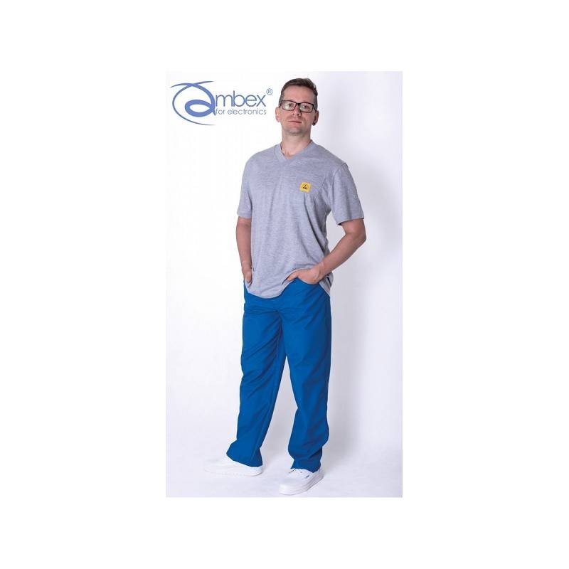 Koszulka T-SHIRT ESD, materiał TS15, krótki rękaw, kieszeń na piersi - TGZ Koszulka T-SHIRT ESD, materiał TS15, krótki rękaw, kieszeń na piersi - TGZ