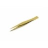 SIPEL AA-BRASS pęseta 125 mm, proste precyzyjne końce 0.60 mm, mosiądz