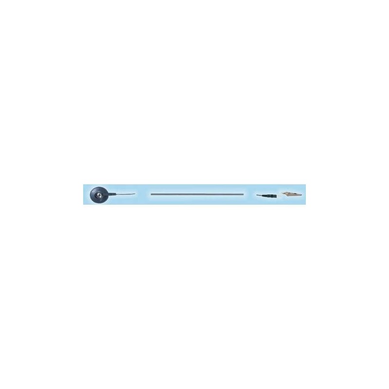 7804882 Kabel uziemiający zatrzask 10mm/wtyk bananowy-krokodylek 7804882 Kabel uziemiający zatrzask 10mm/wtyk bananowy-krokodylek