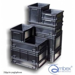 NEWBOX 15 pojemnik magazynowy 600x400x75 mm, ESD