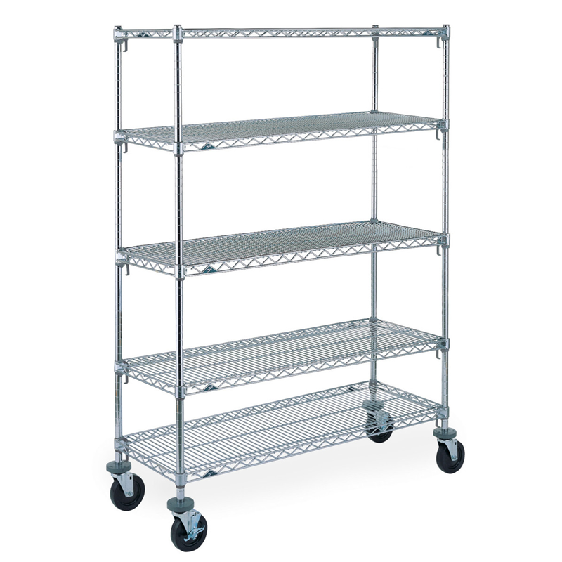 METRO Super Erecta - regał mobilny 5 półek. koła ESD METRO Super Erecta - regał mobilny 5 półek. koła ESD