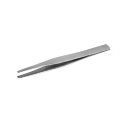 SIPEL PSF-SA pęseta prosta 130 mm, płaskie kwadratowe końce 2.30 mm
