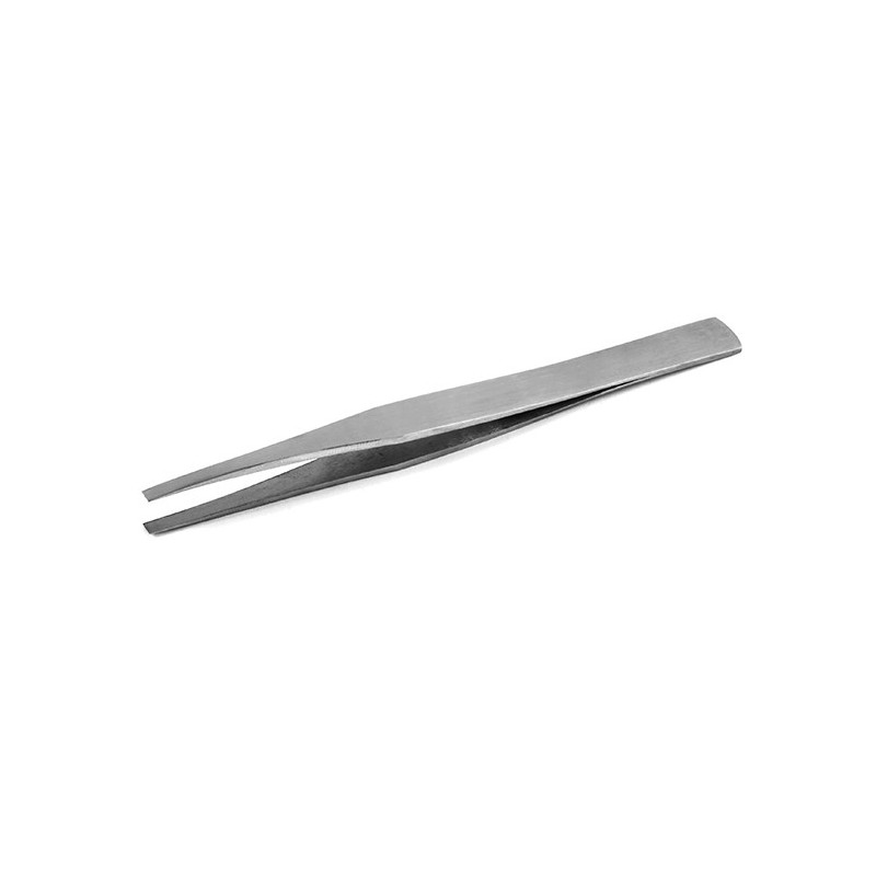 SIPEL PSF-SA pęseta prosta 130 mm, płaskie kwadratowe końce 2.30 mm