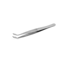 SIPEL 36A-SA pęseta 120 mm, płaskie zagięte końce 6.0 mm