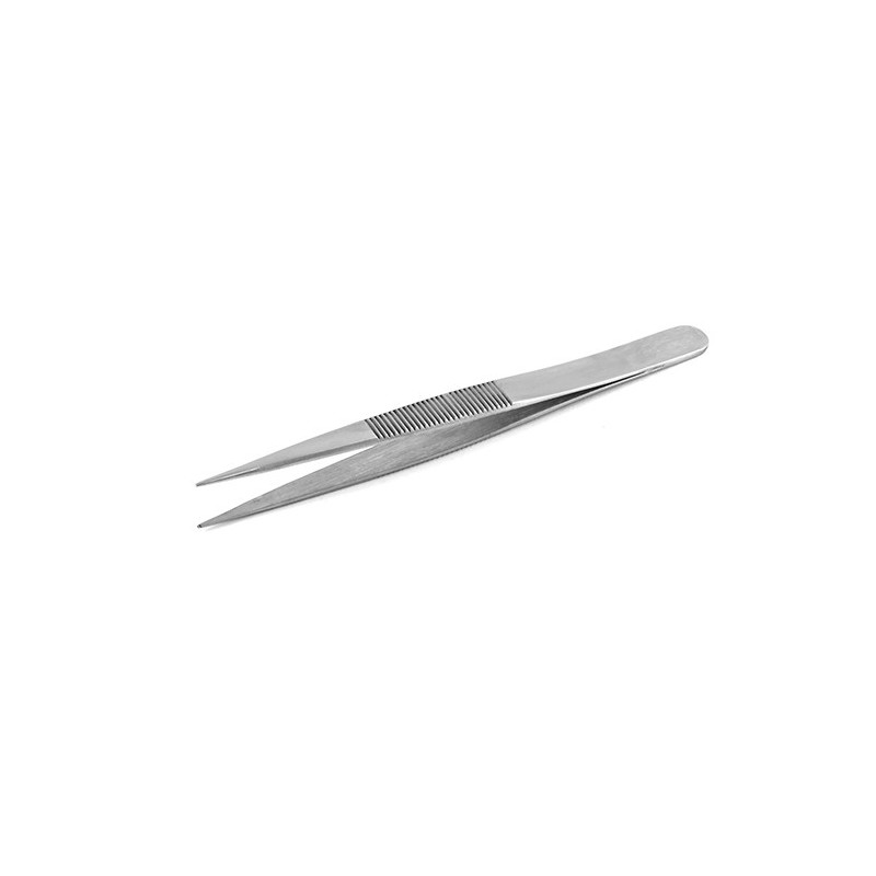 SIPEL 38-SA pęseta prosta 110 mm, do chwytania okrągłych komponentów i drutów 0.20 mm