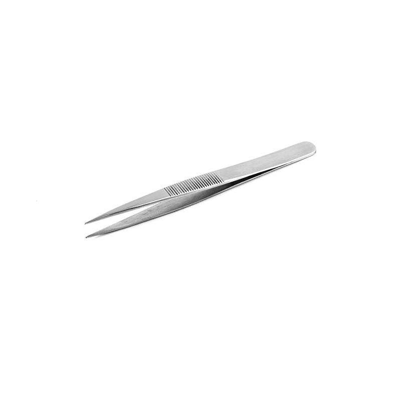 SIPEL 40-SA pęseta prosta 110 mm do chwytania okrągłych komponentów i drutów 0.40 mm