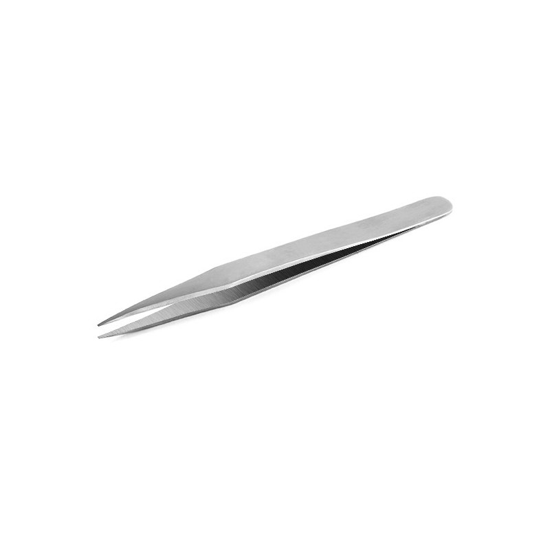 SIPEL 47-SA pęseta prosta 135 mm, precyzyjna prostokątne płaskie końce 0.85x0.20 mm