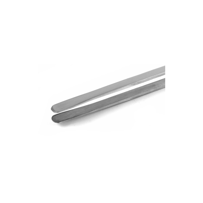 SIPEL 251A-SA pęseta prosta 165 mm, płaskie zaokrąglone końce 6.0 mm