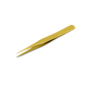 SIPEL 3C-BRASS pęseta 110 mm, proste precyzyjne końce 0.40 mm, mosiądz