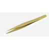 SIPEL P-BRASS pęseta 125 mm, proste precyzyjne końce 0.50 mm, mosiądz