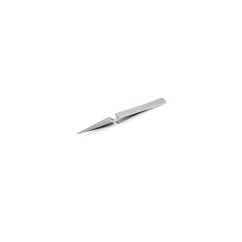 SIPEL R1-SA pęseta samozaciskowa 125 mm, proste precyzyjne końce 0.30 mm