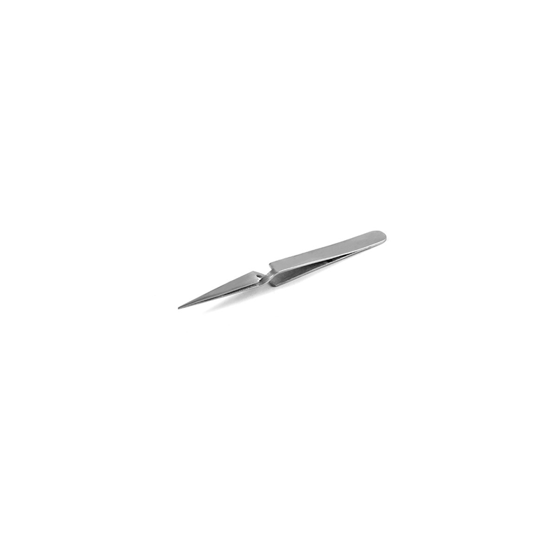 SIPEL R3-SA pęseta samozaciskowa 120 mm, proste precyzyjne końce 0.40 mm