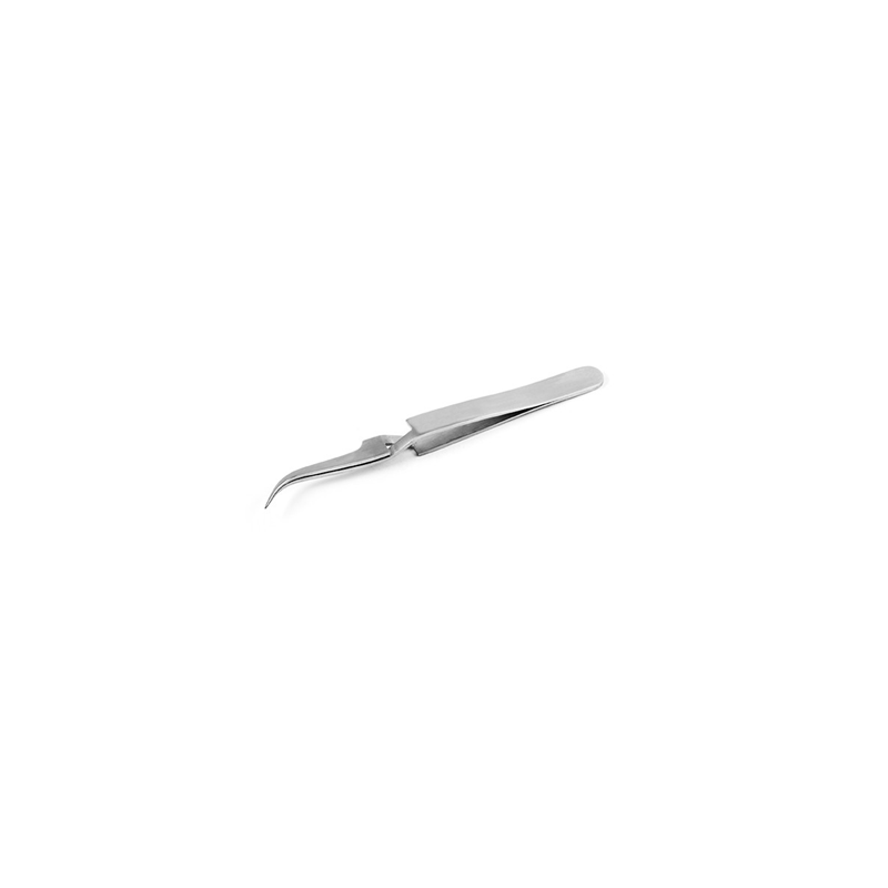 SIPEL R7-SA pęseta samozaciskowa 115 mm, zagięte precyzyjne końce 0.40 mm