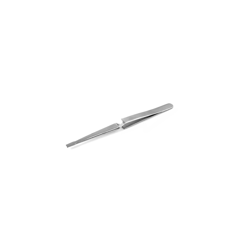 SIPEL R28F-SA pęseta samozaciskowa 160 mm, proste płaskie końce 4.50 mm