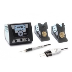 WELLER WX 2021 SET dwukanałowa, cyfrowa stacja lutownicza 200W (255W) z WXMP i WXMT.