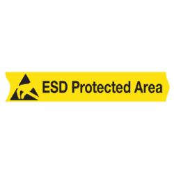50mm x 66m taśma do znakowania podłóg "ESD Protected Area"