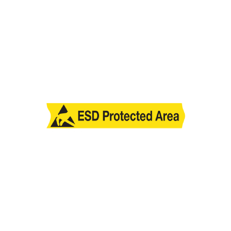 50mm x 66m taśma do znakowania podłóg "ESD Protected Area"