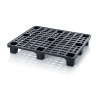ESD LP 1210 lekka paleta ażurowa ESD 1200 x 1000 mm, 9 stopek, krawędź zabezpieczająca