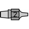 DX 112 dyszka 2.3 x 1.0 x 25 mm do rozlutownicy DSX80 i DXV80
