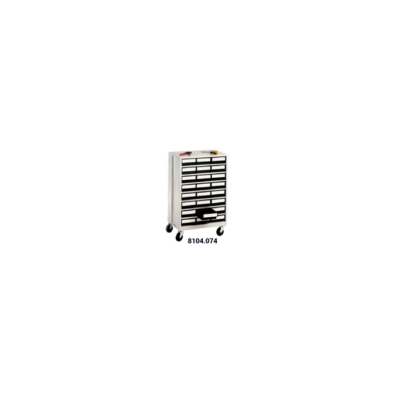 8104074 Komplet 4 kółek do szafek typ 2440/4840, ESD