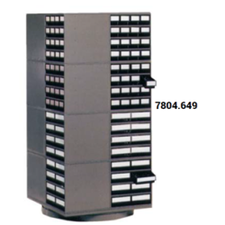 7804649 Stojak obrotowy dla 16 szafek typ 0830/1630, 4 poziomy