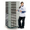 7804650 Stojak obrotowy dla 16 szafek typ 0840/1640, 4 poziomy