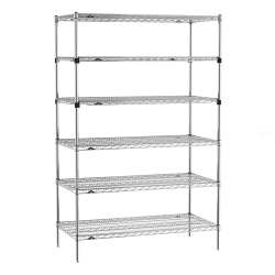 METRO Super Erecta - regał stacjonarny 6 półek 610x1220 mm, wysokość 1890 mm