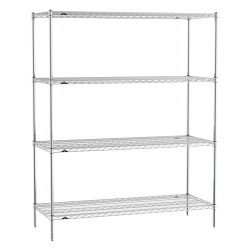 METRO Super Erecta - regał stacjonarny 4 półki 610x1525 mm, wysokość 1890 mm