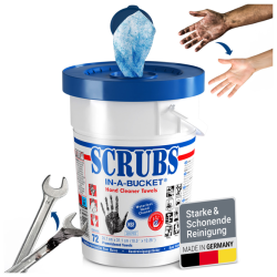 JD-SCRUBS Wilgotne ściereczki do czyszczenia, opakowanie 72 szt.