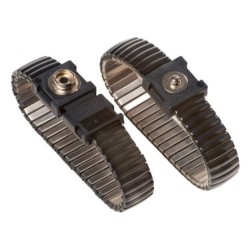 2052.750.5.10 Opaska ESD metalowa ANTY-ALERGICZNA na rękę, zatrzask 10 mm