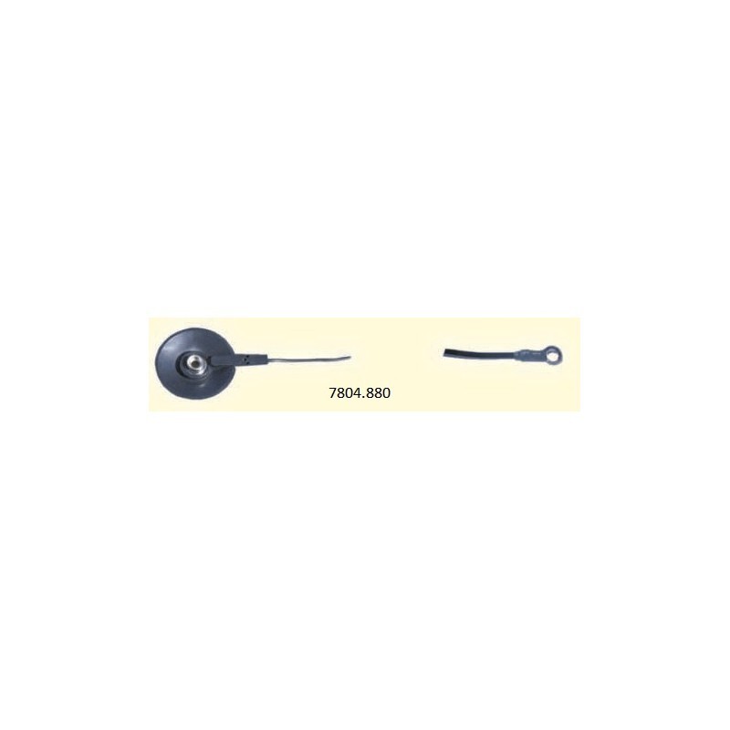 7804880 Kabel uziemiający 4.0 m, zatrzask 10mm / oczko ∅4.2x7 mm