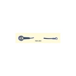 Kabel uziemiający 3.3 m, zatrzask 10 mm / oczko 5 mm