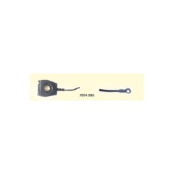 7804.886 Kabel uziemiający 3.0 m, zatrzask 10 mm / oczko ∅4.2x7 mm