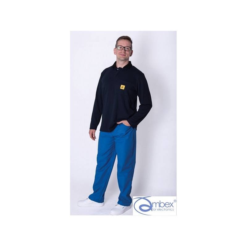 QGZ Koszulka POLO ESD, materiał TS15 długi rękaw, kieszeń QGZ Koszulka POLO ESD, materiał TS15 długi rękaw, kieszeń