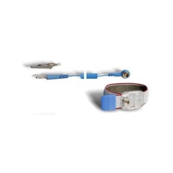 7804192 Opaska ANTY-ALERGICZNA ESD z kablem 2.5 m, zatrzask 10mm/banan