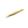 SIPEL AM-BRASS pęseta 115 mm, proste precyzyjne końce 0.60 mm, mosiądz