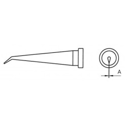 LT 1LX grot lutowniczy Ø 0.2 mm, stożek, zagięty 35°