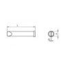 XT E grot lutowniczy 5.9 x 1.2 mm