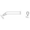 XT BX grot lutowniczy 2.4 x 0.8 mm, zagięty 30°