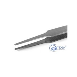 SIPEL 2A-SA pęseta prosta 120 mm, zaokrąglone płaskie końce 2.0 mm