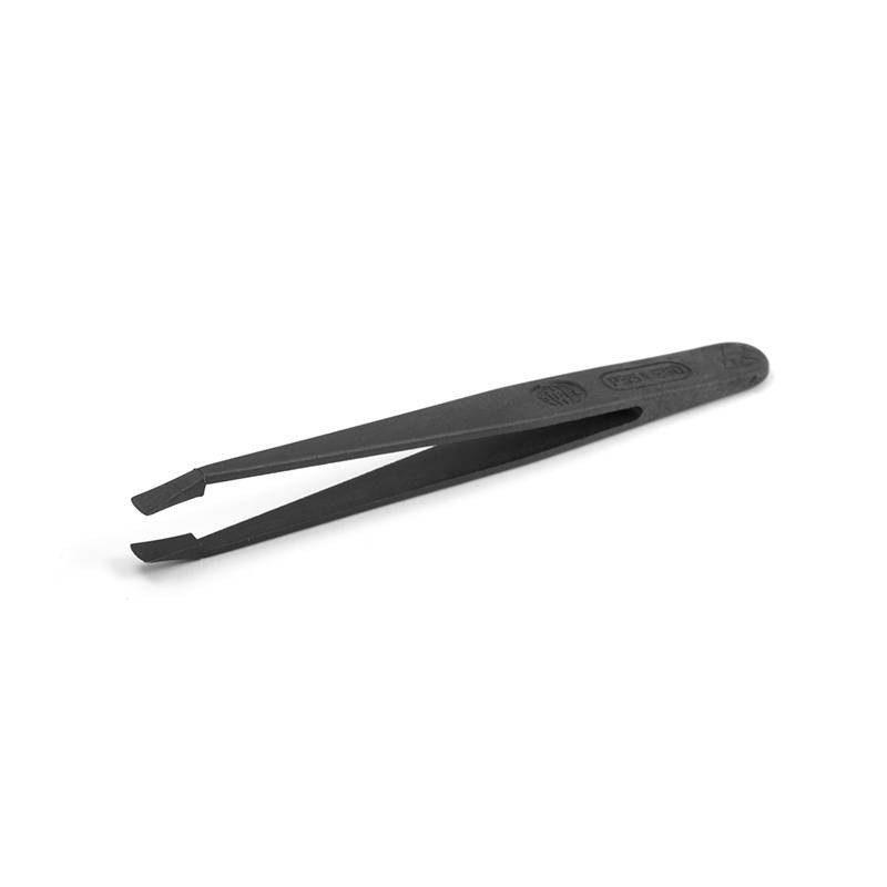 P35 pęseta 118 mm, proste płaskie końce 3.0 mm, plastikowa