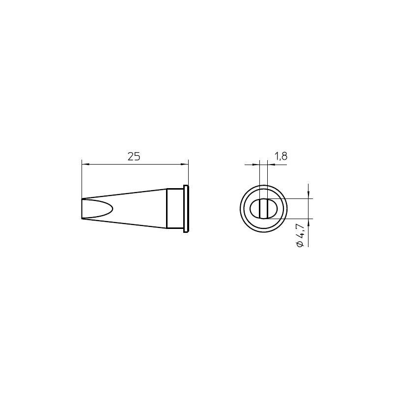 LHT D grot 4.7 mm, typ wkrętak